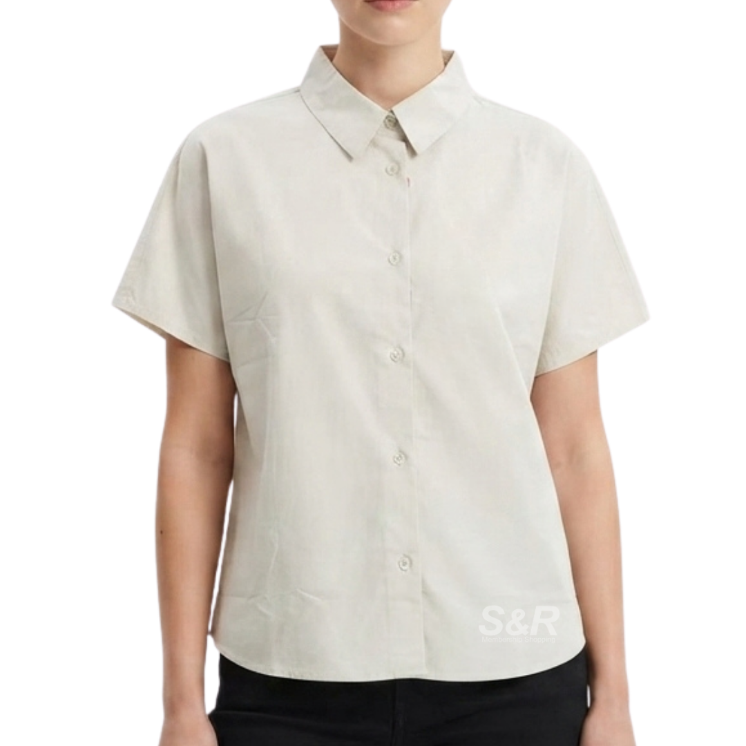 Teddi Rose Short Sleeve Shirt Cream